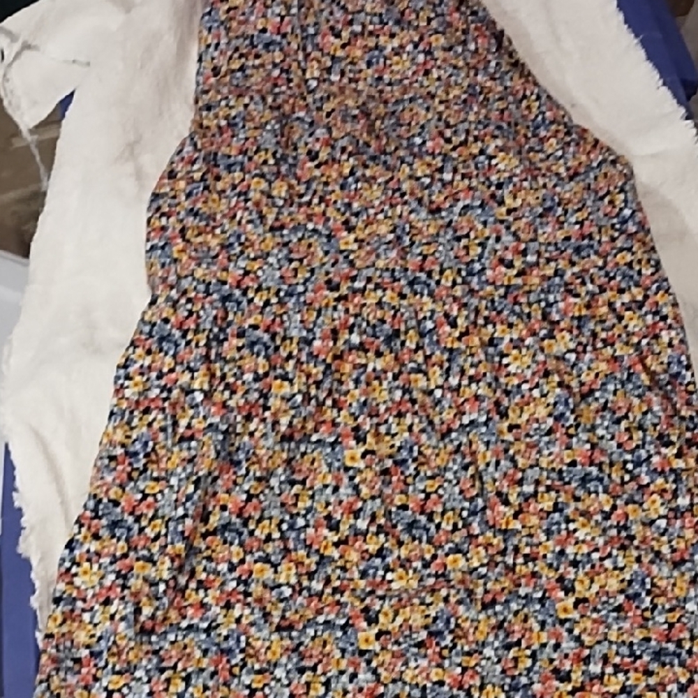 Old Navy Floral Print skirt - Blue, Yellow, Pink